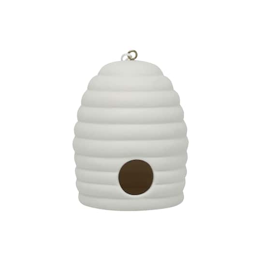 3.5&#x22; Ceramic Beehive Birdhouse by Make Market&#xAE;